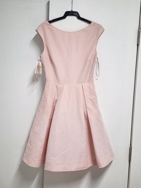 Ted Baker Blush Pink Fit & Flare Dress Size 0